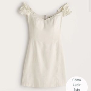 A&F white dress